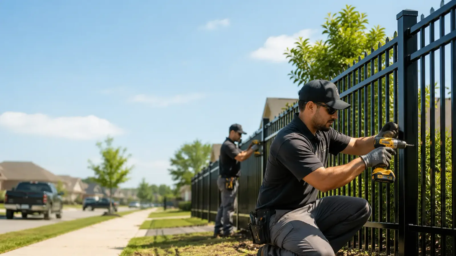 Metal Fence Installation in Meadowlands, MN